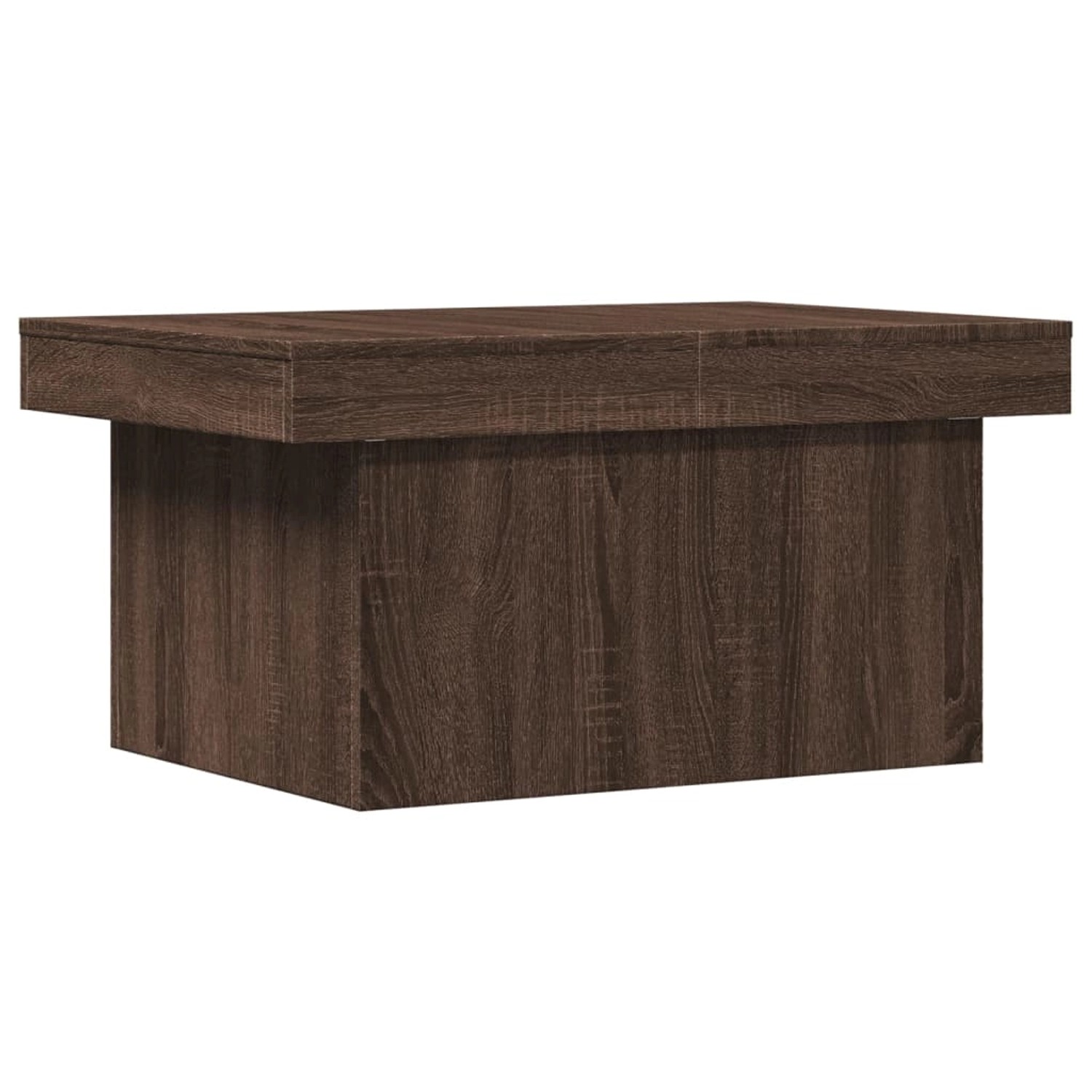 vidaXL Couchtisch Braun Eichen-Optik 100x55x40 cm Holzwerkstoff günstig online kaufen