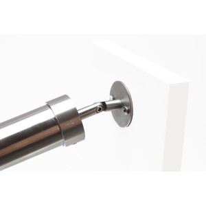 Dieda Eingangsgeländer-Set, seitliche Montage. Edelstahl Geländer mit Wandbefestigung.