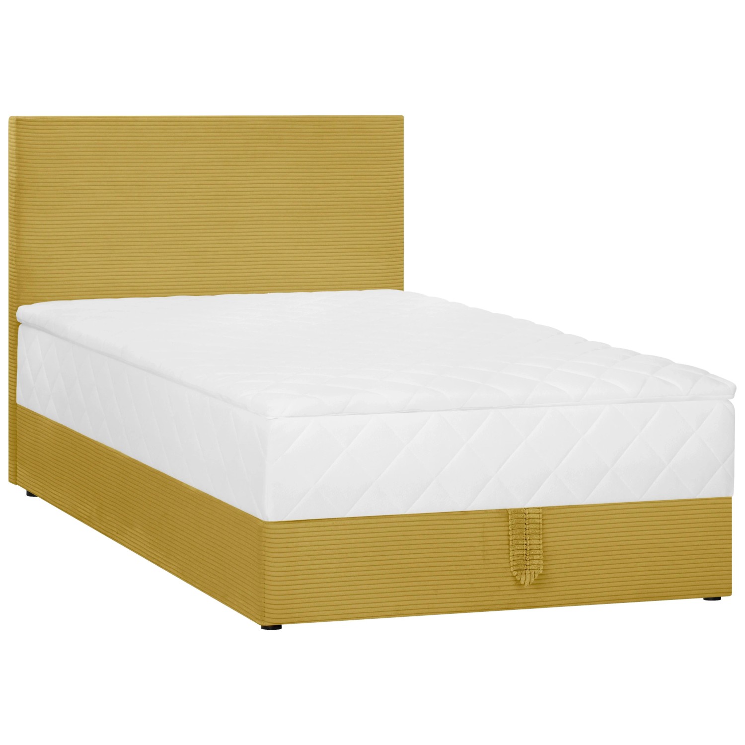 Based Boxbett Boxy in Cord Gelb ca. 140x200cm