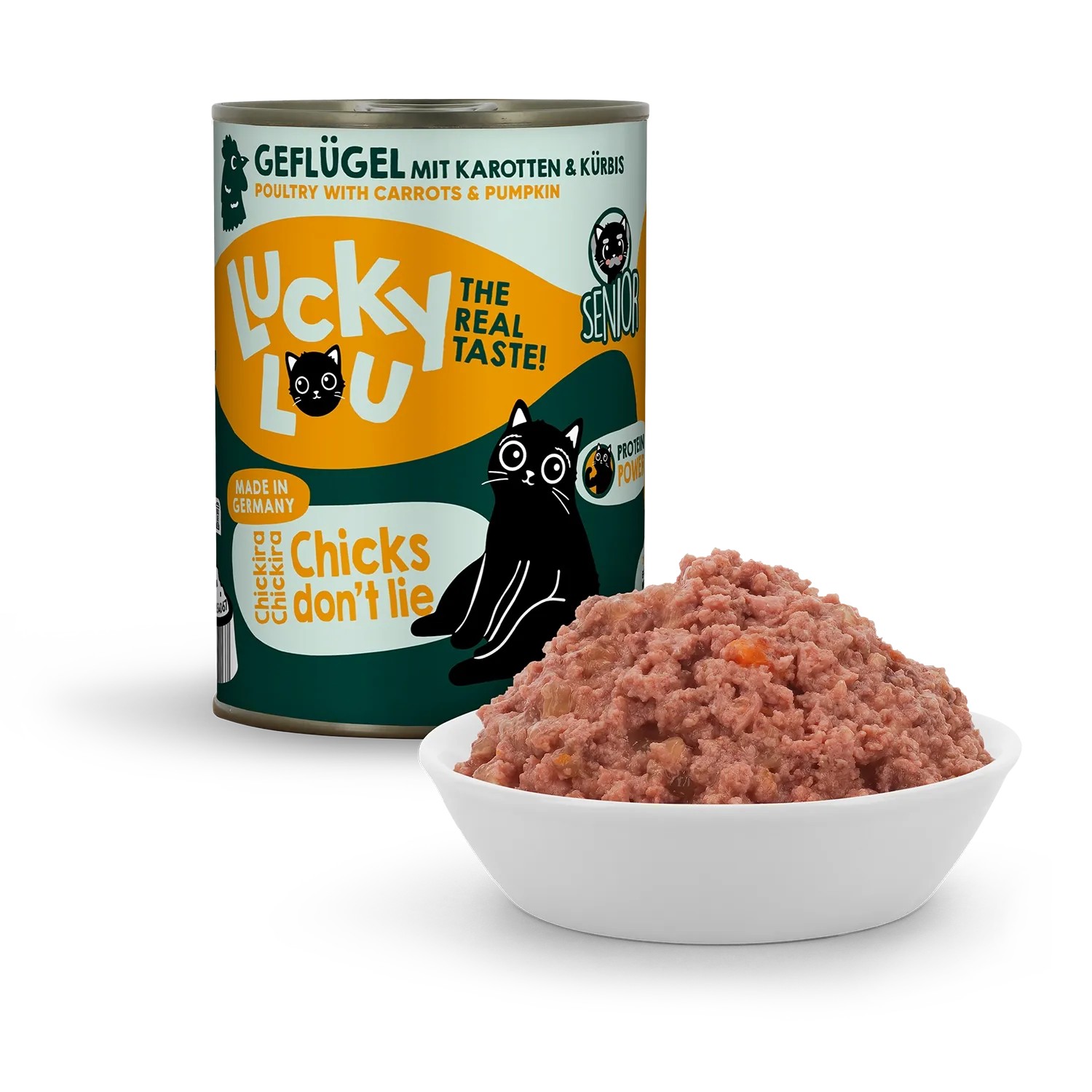 Lucky Lou Katzen-Nassfutter Lifestage Senior Geflgel 400 g kaufen bei OBI
