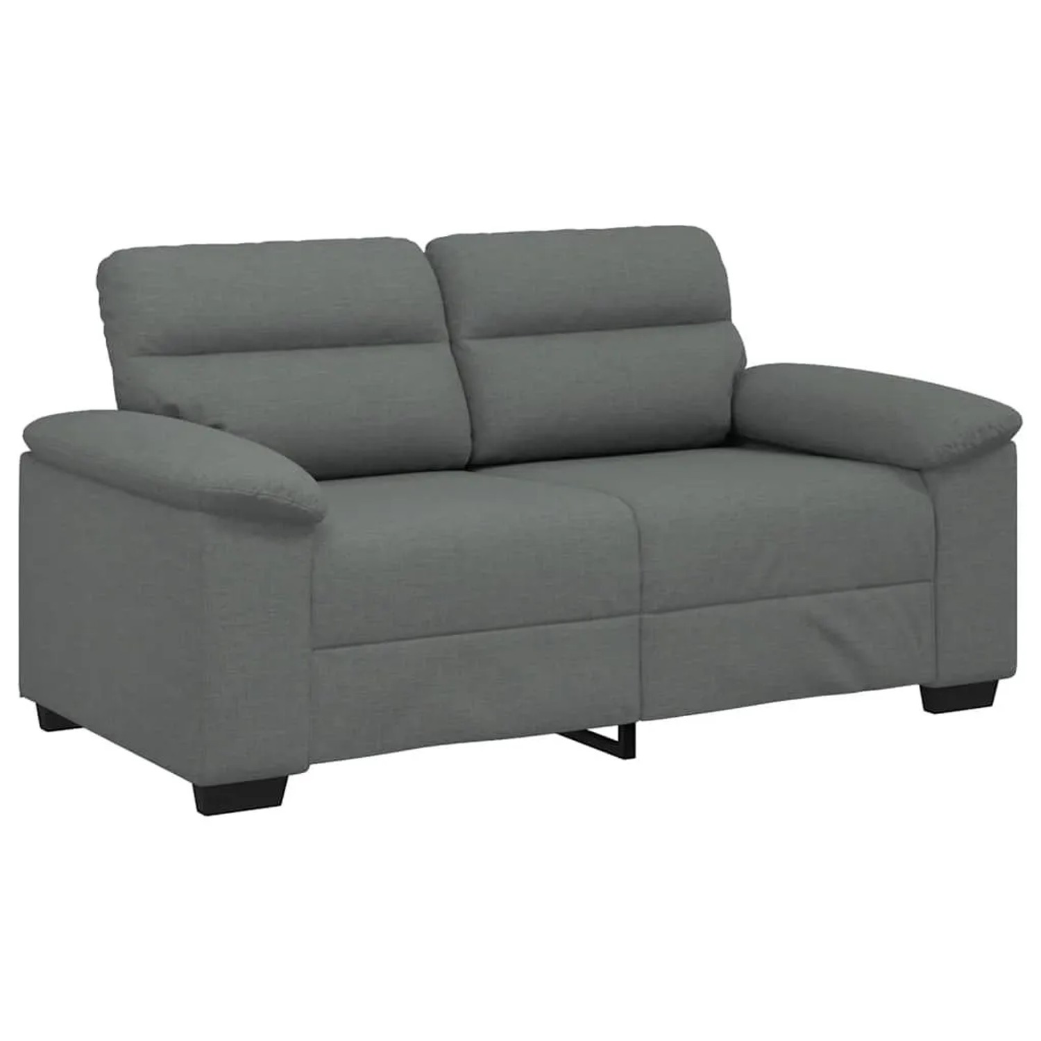 vidaXL 2-Sitzer-Sofa Dunkelgrau 120 cm Stoff 4105298 günstig online kaufen