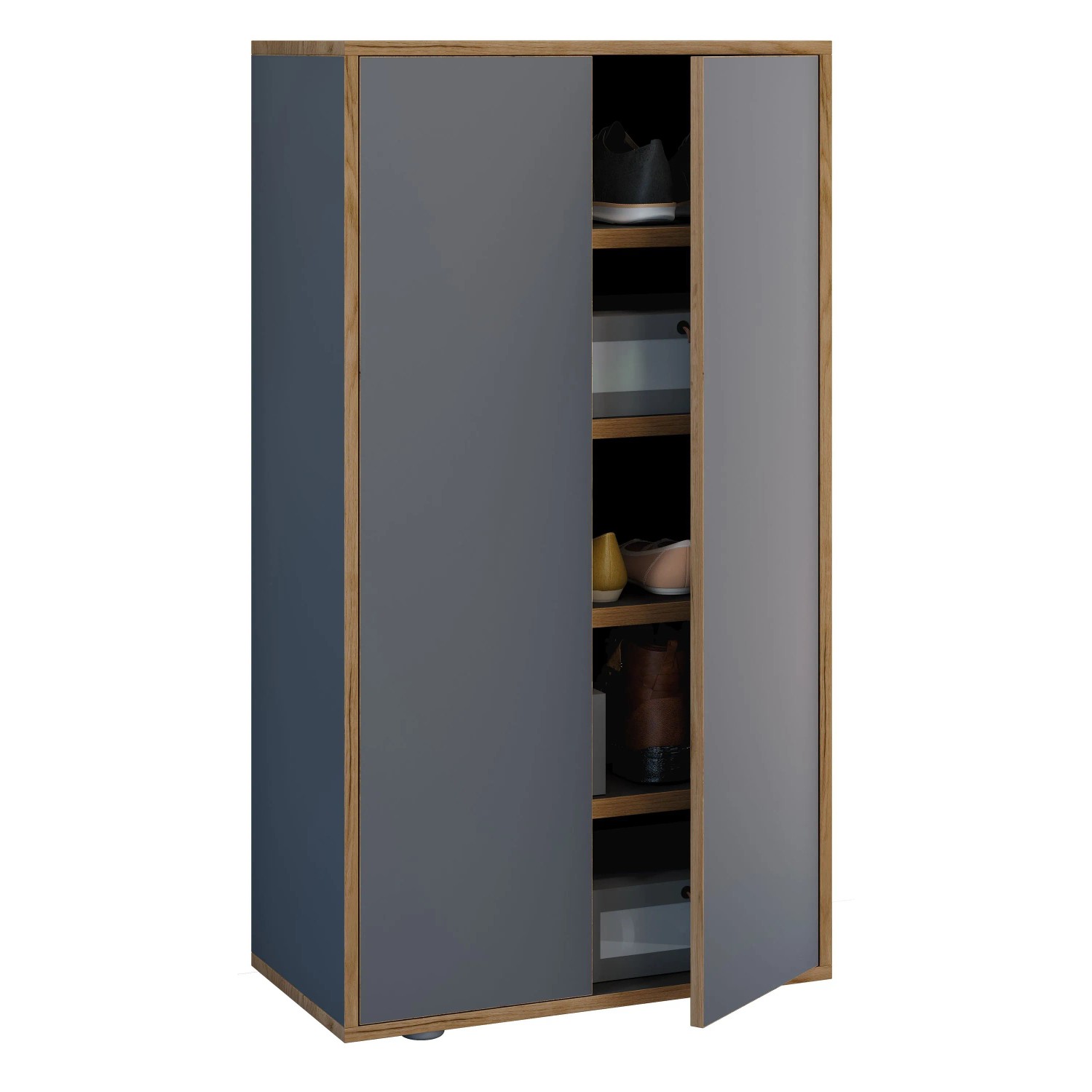 VCM Schuhschrank Salia Anthrazit
