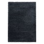 Ayyildiz Hochflorteppich Fluffy 3500 in Anthrazit, 160x230 cm. Weicher, dunkler Shaggy Teppich.
