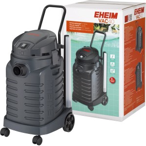 Eheim VAC40 Teichschlammsauger zur schonenden Teichreinigung mit 40 l Tank und Zubehör.