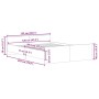 vidaXL Bettgestell Ohne Matratze Altholz-Optik 120x200cm Holzwerkstoff 3328732_10