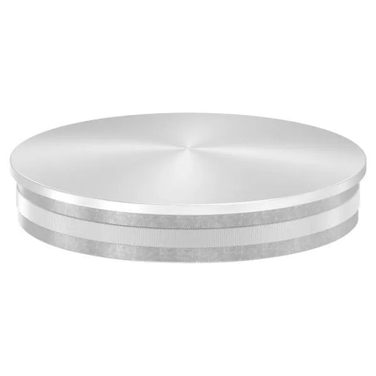 FeNau Rohrabschlussstopfen V2A Edelstahl Für Rohr Ø 101,6 mm 2,0 mm Wandstärke Leicht Gewölbt