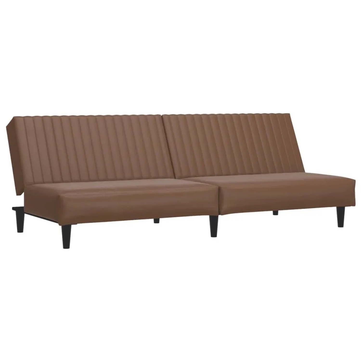 vidaXL Schlafsofa 2-Sitzer Braun Kunstleder 375948 günstig online kaufen