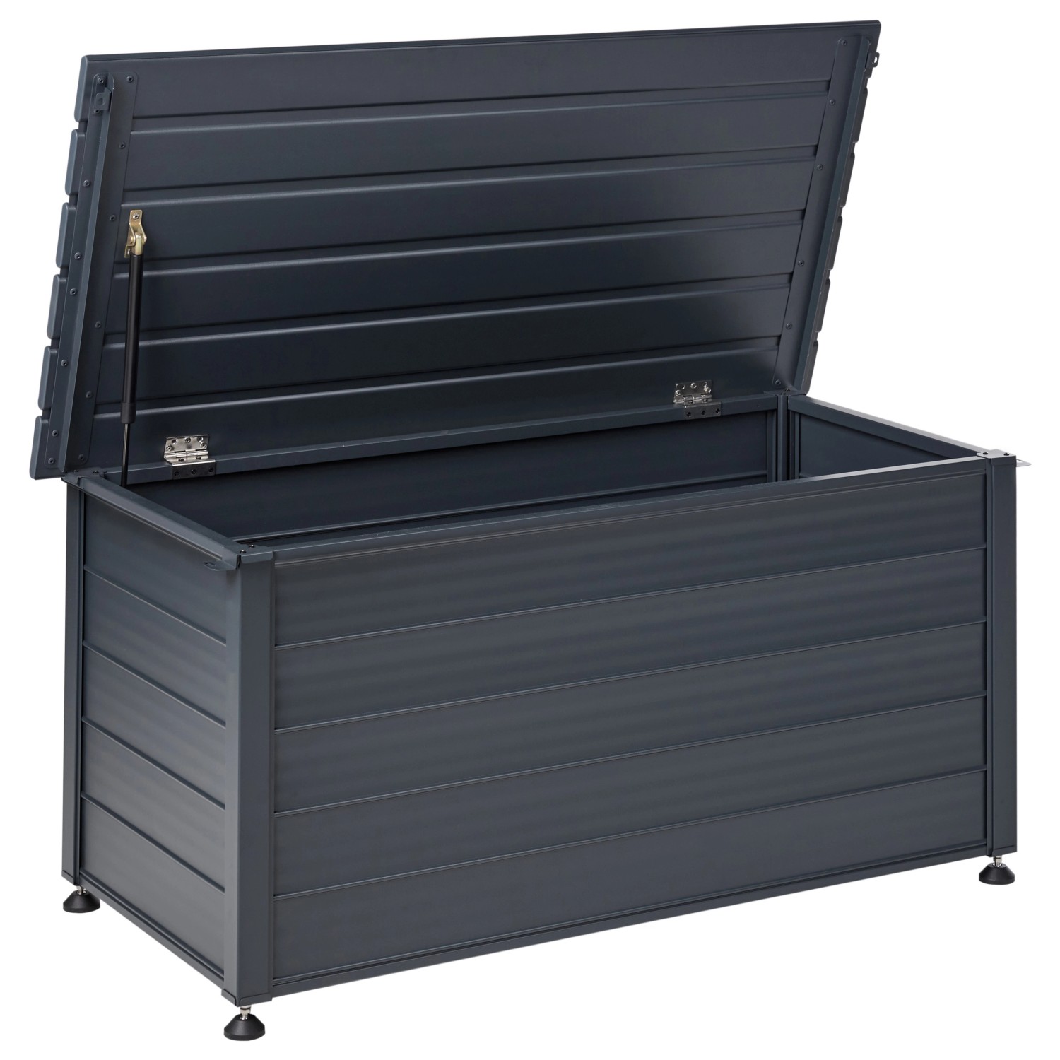 Beliani Truhe CAMPALTO Dunkelgrau 60x123x60 günstig online kaufen