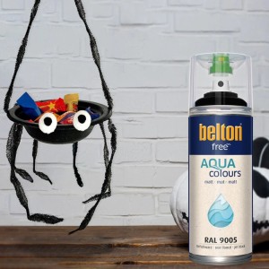 Belton Free AQUAcolours Buntlack RAL 9005 Tiefschwarz matt 400 ml