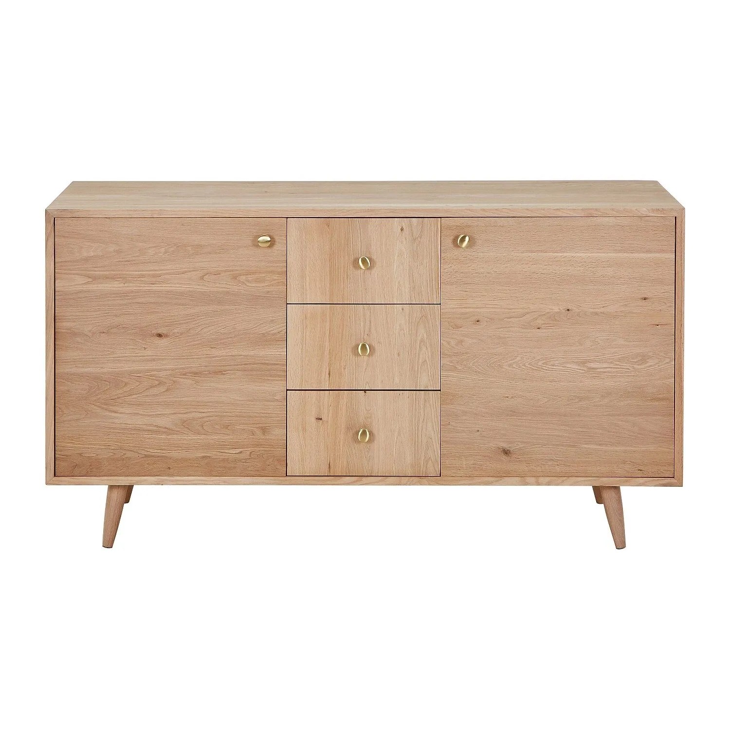 Vente-unique Waschbeckenunterschrank Zareno Naturfarben Hell 145 cm