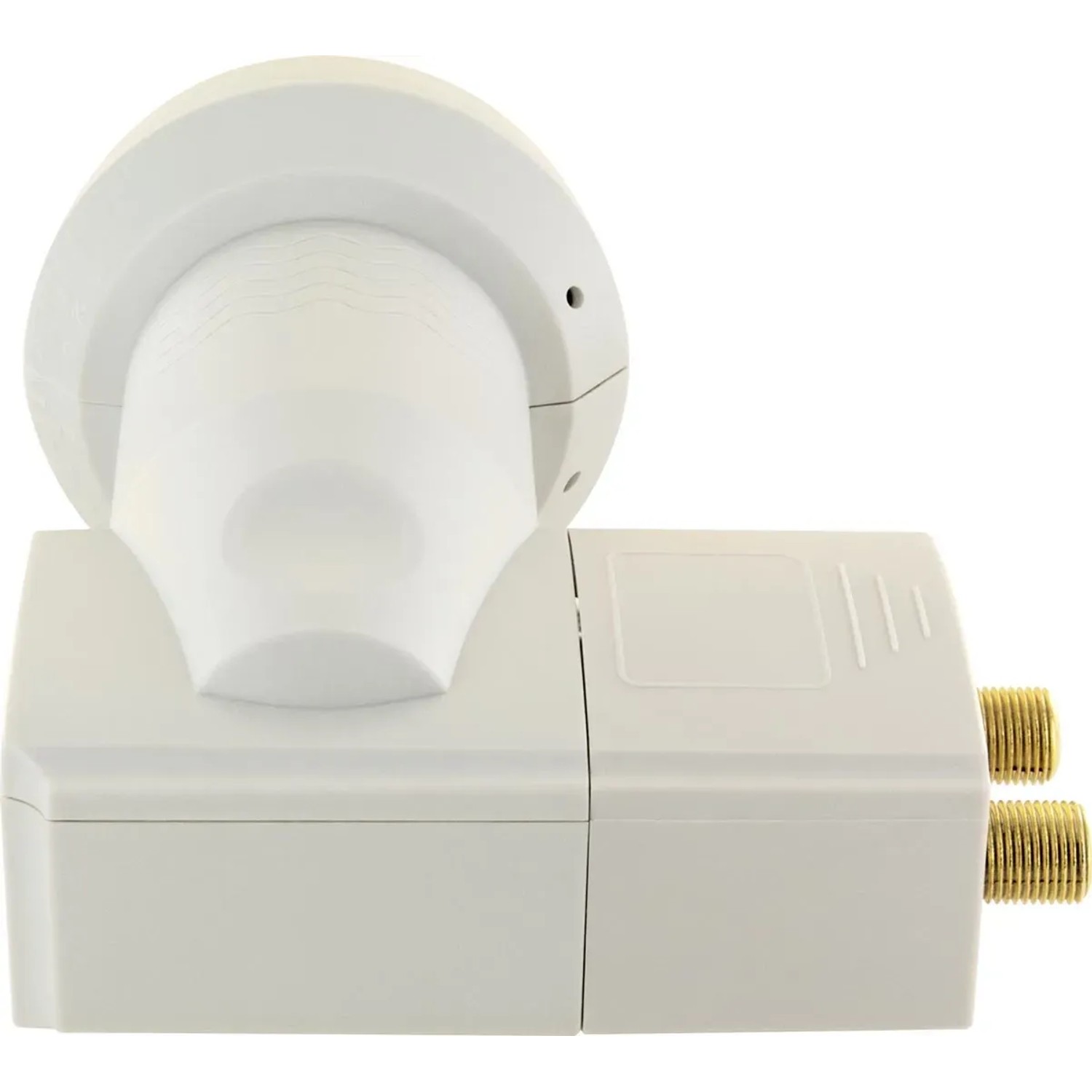 Schwaiger LNB Single Sun Protect Ultra Résistant à La Chaleur – Gris Clair, Idéal Pour Réception Satellite Stable