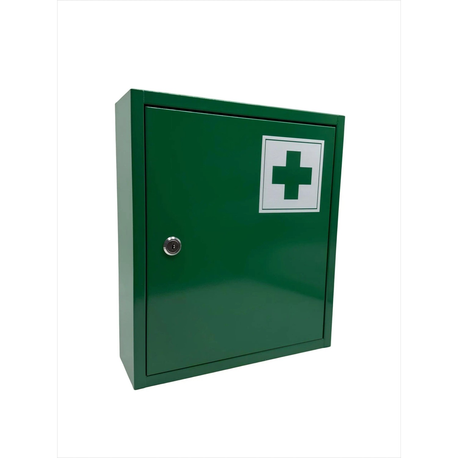 Relaxdays Medizinschrank Eisen Grün Abschließbar 36 x 31 x 10 cm 2,3 kg