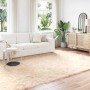 vidaXL Kunstschaffell Teppich Tafalla Beige 200 x 280 cm Polyester 42021485_2