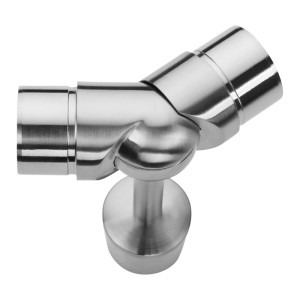 SOTECH Handlauf Gelenkverbinder mit Halter Ø42,4 mm Edelstahl