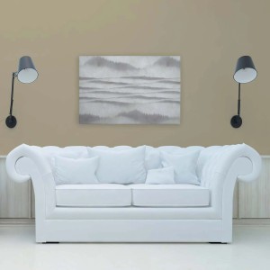 Bricoflor Leinwandbild mit Landschaft im Boho Chic, 120x80 cm, für Wohnzimmer und Schlafzimmer.