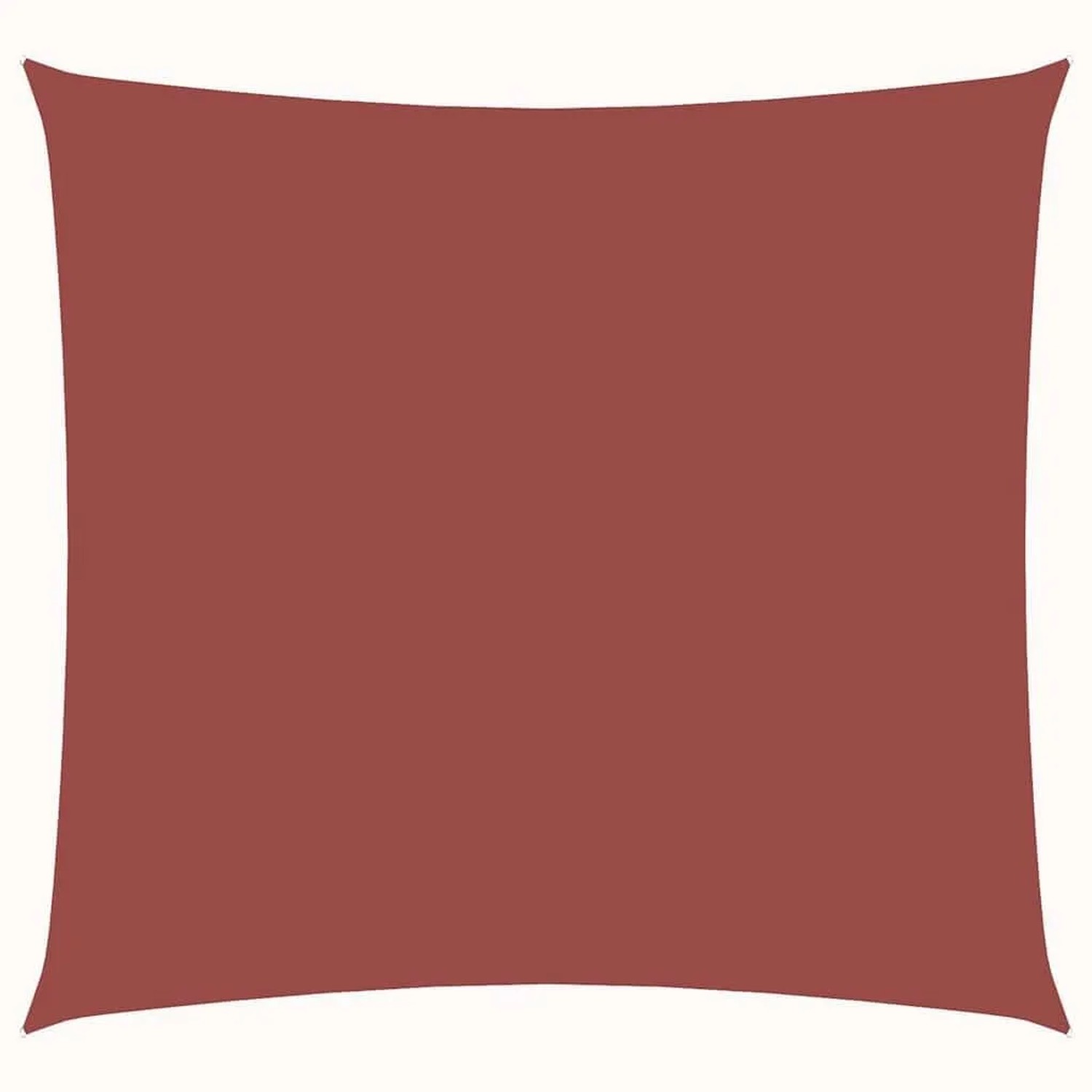 Furnicato Sonnensegel Oxford-gewebe Quadratisch 3x3 M Terrakotta-rot