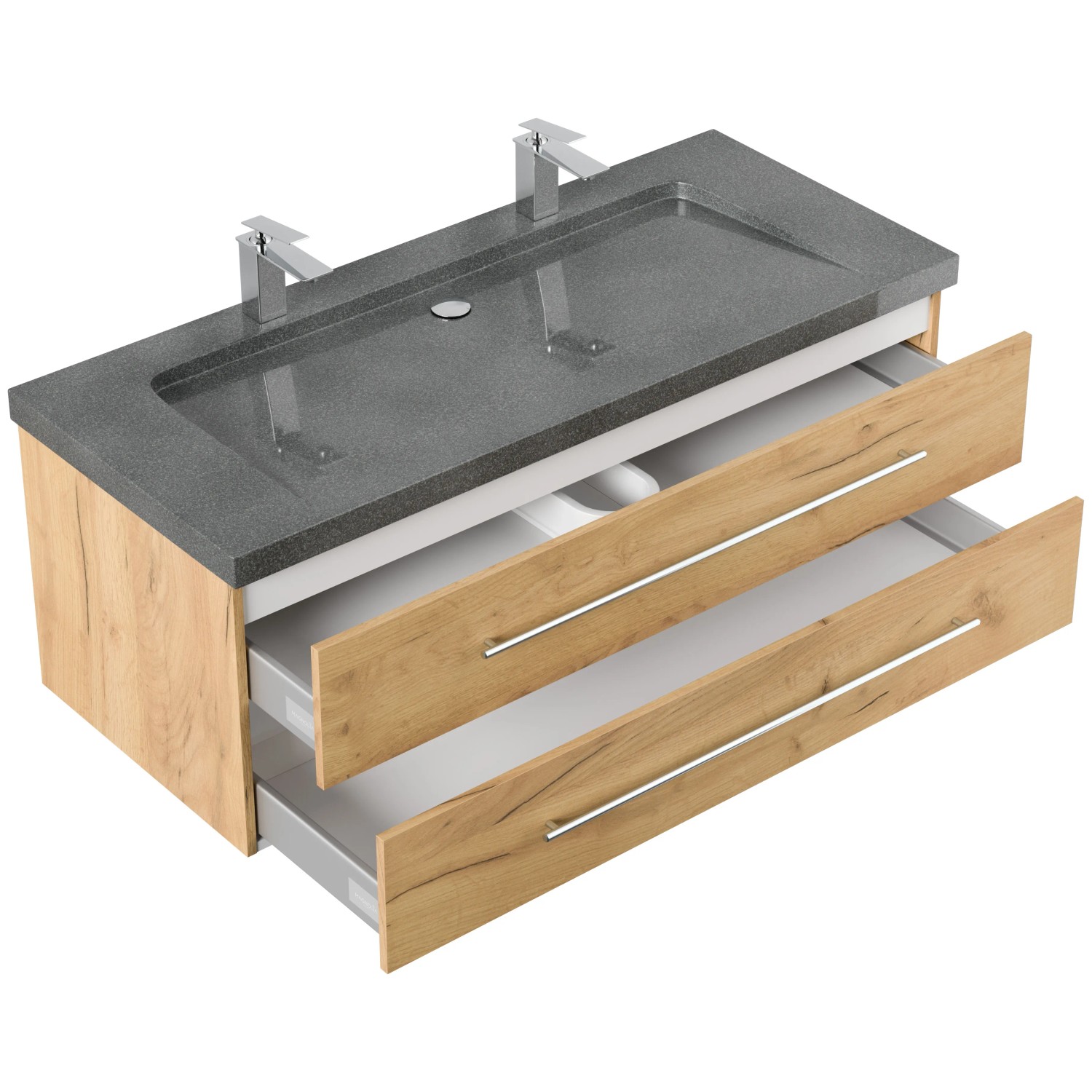 Posseik Badmöbel Portus 600 SlimLine Eiche Gold Kaufen Bei