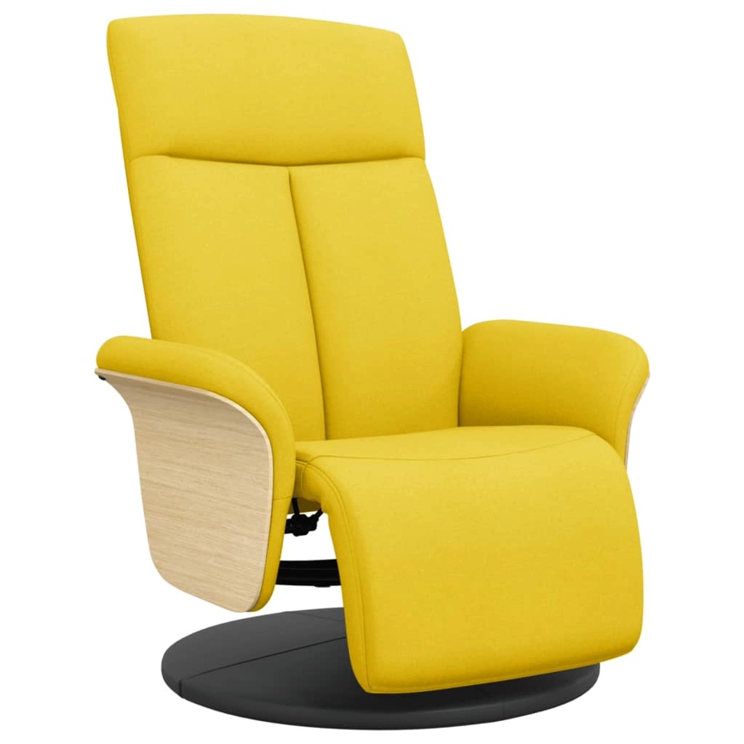 vidaXL Relaxsessel mit Fußteil Hellgelb Stoff 356529 günstig online kaufen