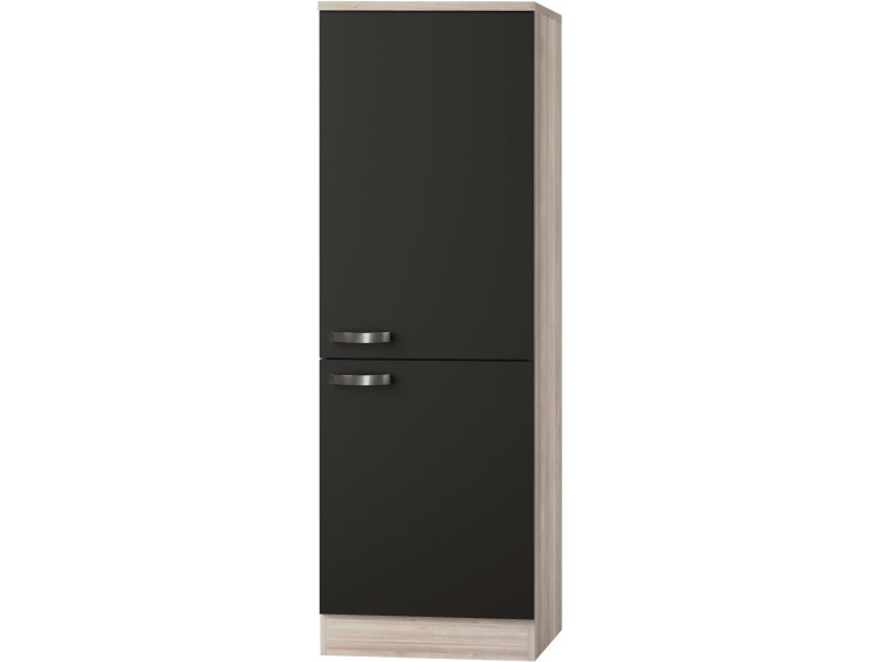 Kühlschrank für Anthrazit-Braun bei Faro220 Midischrank cm Optifit kaufen OBI 60