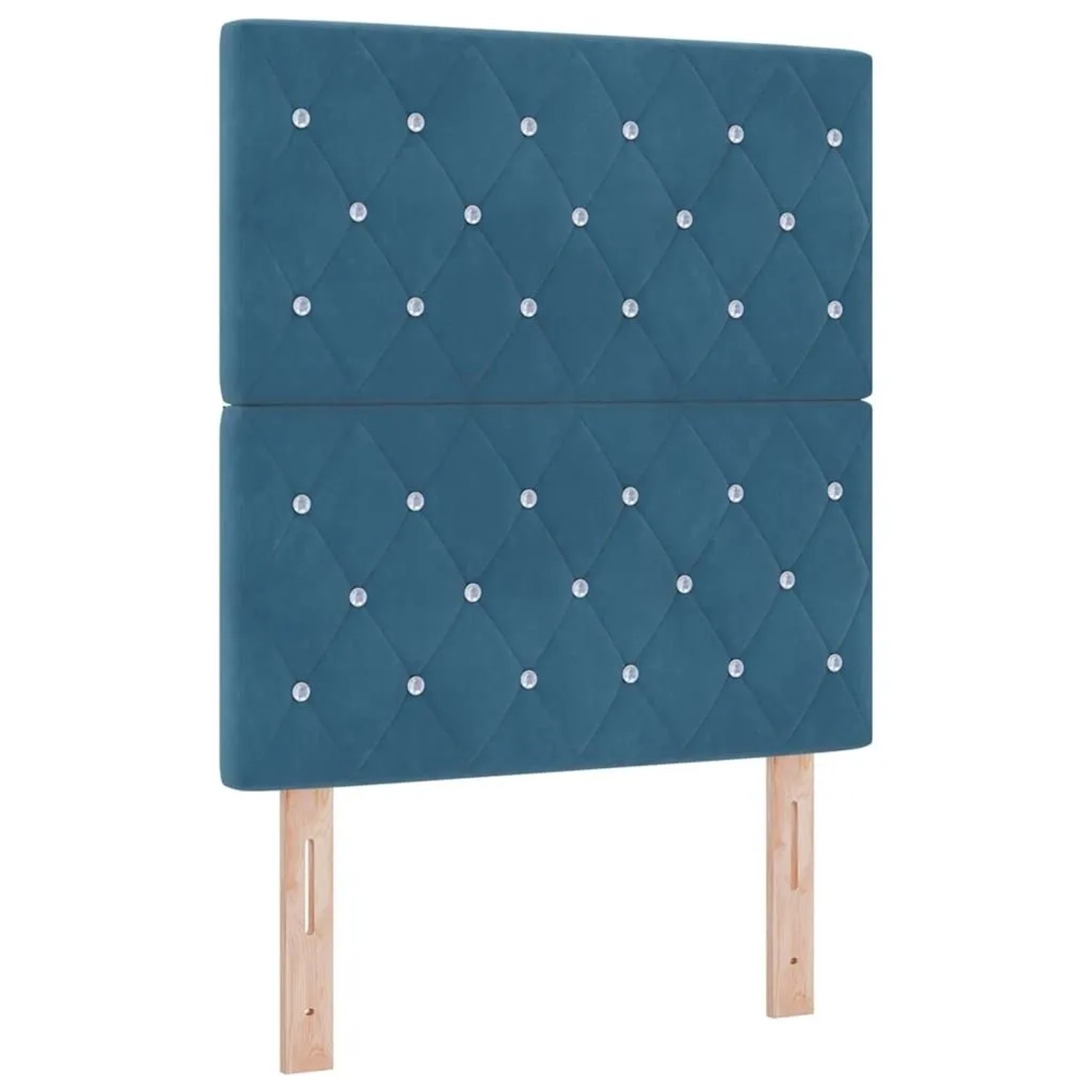 vidaXL Kopfteil mit Kopfteil Dunkelblau 80 cm Kunstleder 3337744