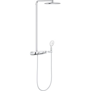 Grohe Rainshower SmartControl 360 Duschsystem in Chrom mit Kopf- und Handbrause.