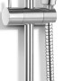 Verchromtes baliv Duschbrause-Set DBS-70.50 mit Brausestange, Handbrause und Schlauch.
