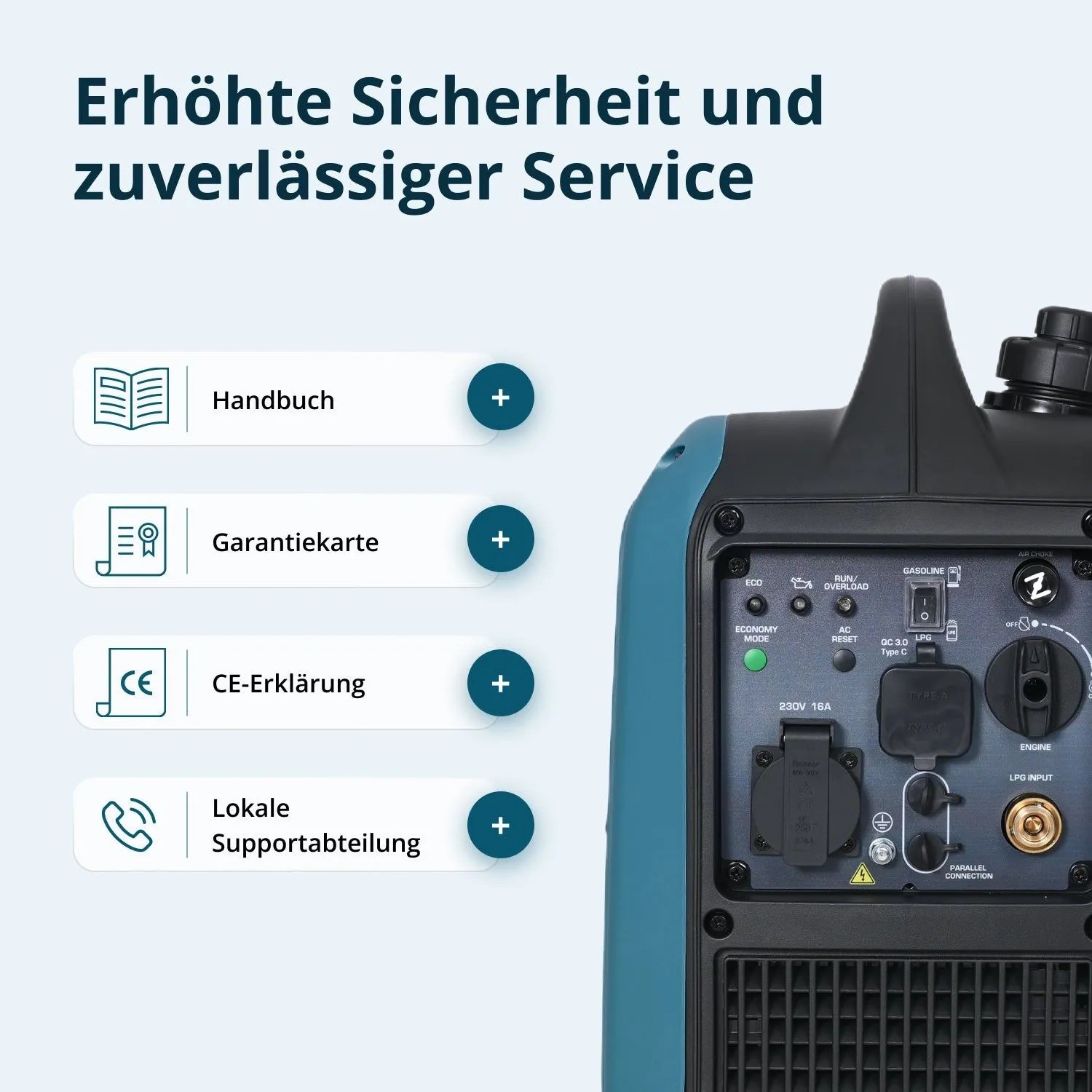 Könner & Söhnen Inverter Benzin/Gas Generator KS 1900iG S_9
