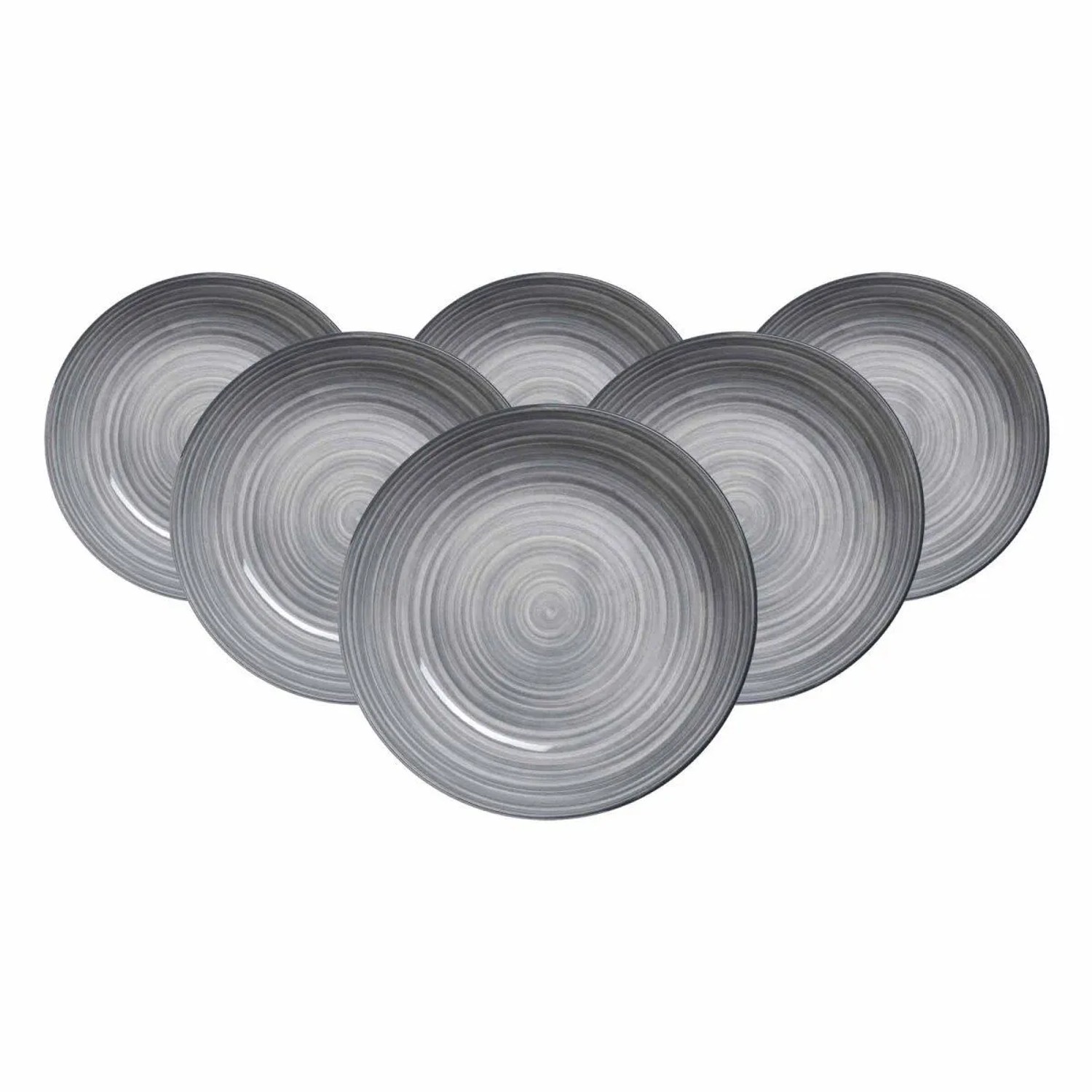 Ritzenhoff & Breker Sendai Suppenteller 20 cm 6er Set Wirbel