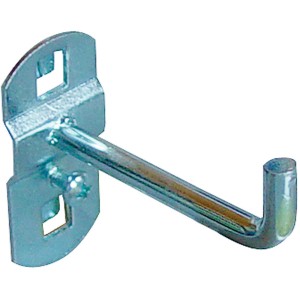 Güde Werkzeughalter, senkrecht, 75 mm, silberfarben, für Lochwandsysteme.