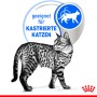 Royal Canin Nassfutter für kastrierte Wohnungskatzen, 85g Portionsbeutel.