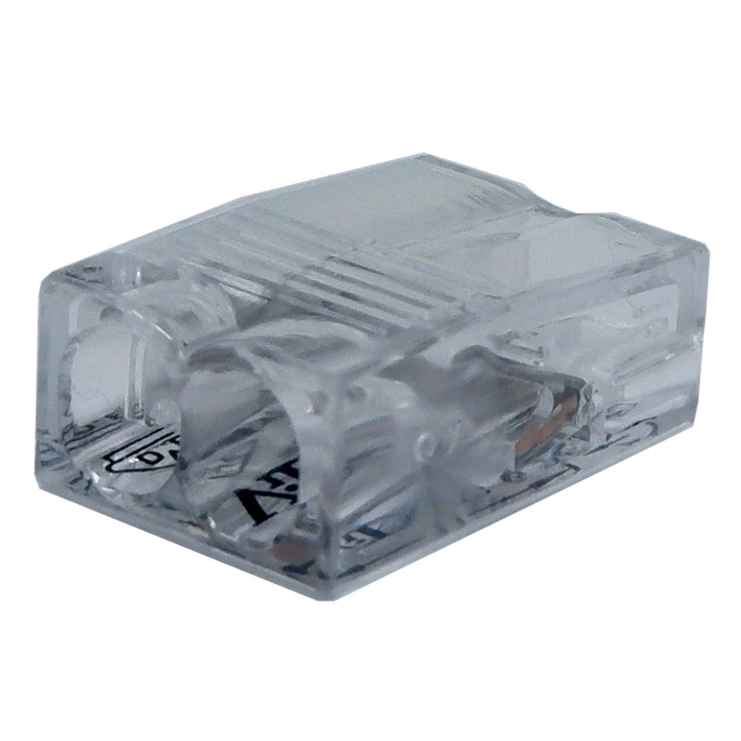 ViD Steckklemme VC02 0,5-2,5 mm² 2-Polig Weiss 100 Stück