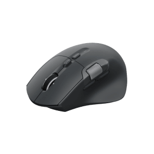 Ergonomische Hama Multi-Device-Maus WM-900, kabellos, Bluetooth, LED, schwarz.