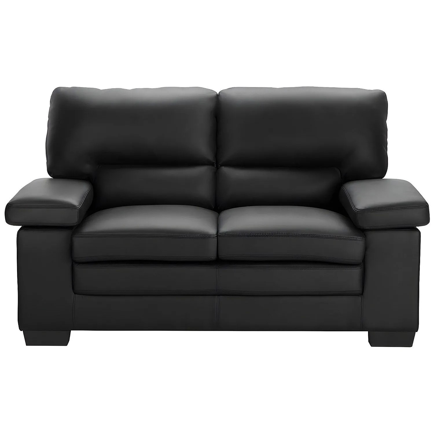 Vente-unique Sofa Ohne Schlafmöglichkeit Mimas Schwarz 162 cm