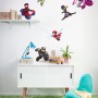 Wanddeko: Komar Deko-Sticker Spiderman Chasing im Kinderzimmer an der Wand.