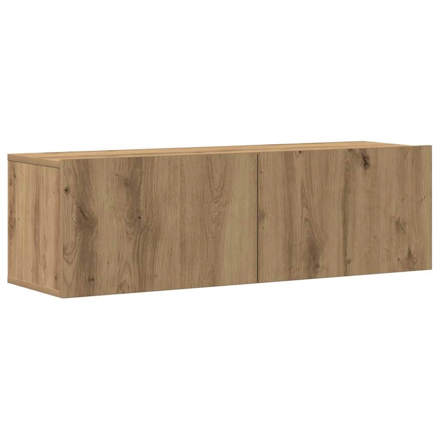 vidaXL 3-Tlg TV-Schrank-Set Wandmontage Artisan-Eiche Holzwerkstoff 3329198 günstig online kaufen