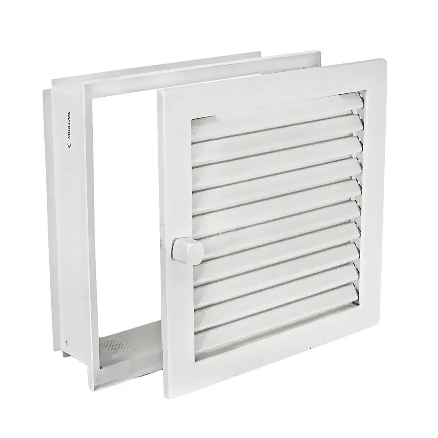 Häusler Warmluftgitter WGPB 2323 W Putzbündig Weiss 230 x 230mm Abluftgitter