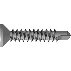 GS Terrassen Bohrschraube, Senkkopf, 4,2x22 mm, für Terrassendielen.