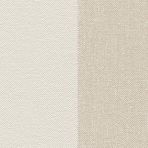 A.S. Creation Vliestapete Pure Elegance: Beige-weiße Streifen mit dezenter Textilstruktur.