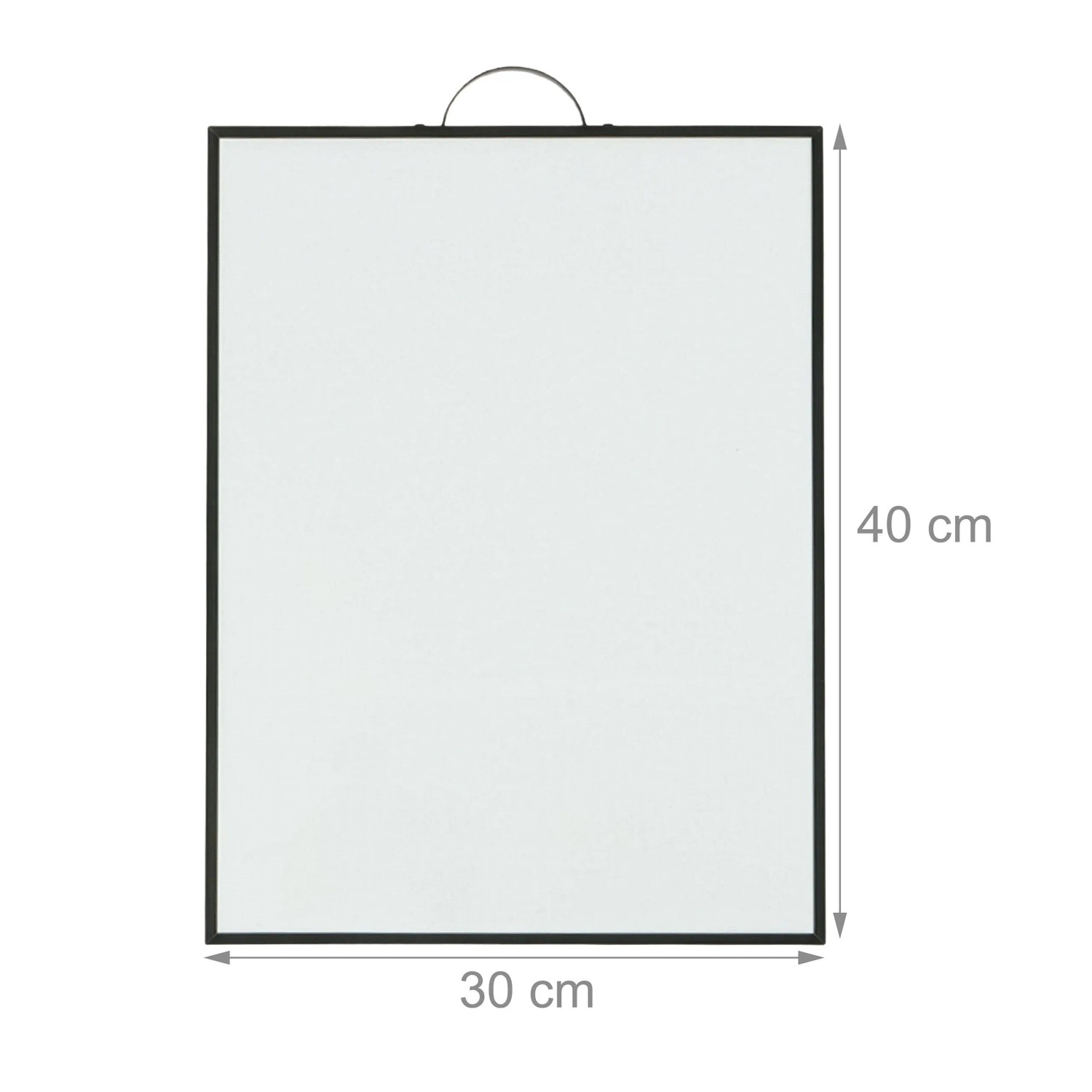 Relaxdays Whiteboard Aluminium Weiß Magnetisch 40 cm x 30 cm_4