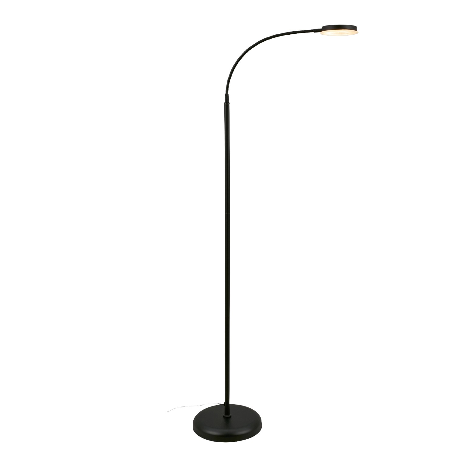 Brilo LED-Stehleuchte Megg Schwenkbar Dimmbar Touch Schwarz 21 x 150 cm günstig online kaufen