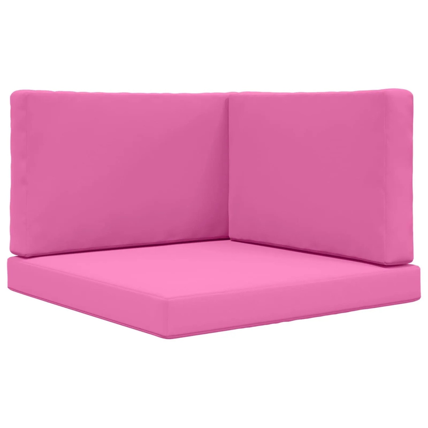 vidaXL Sofakissen für Draußen 3-Tlg Rosa Polyester 900878
