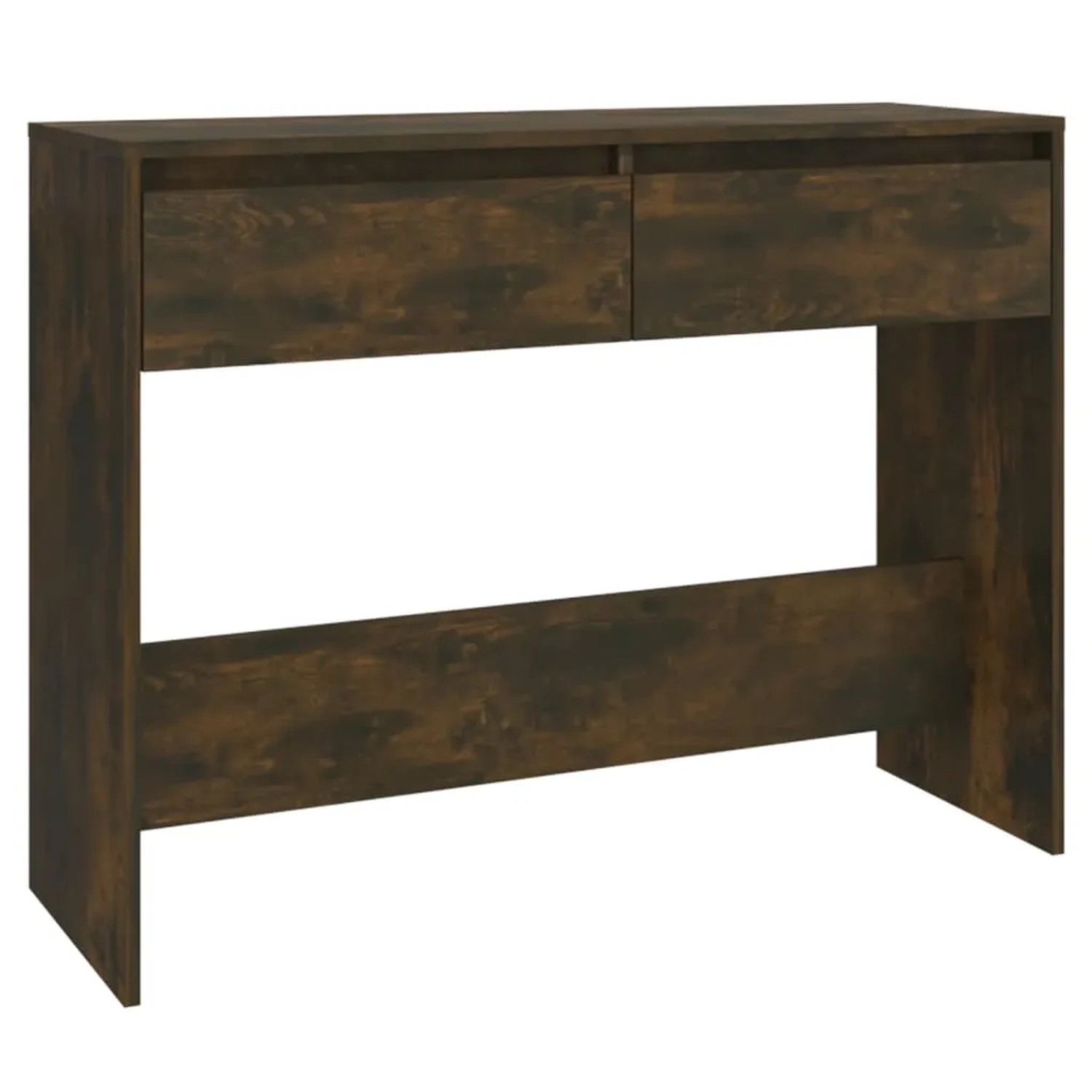 vidaXL Konsolentisch Räuchereiche 100x35x76,5 cm Holzwerkstoff 813035