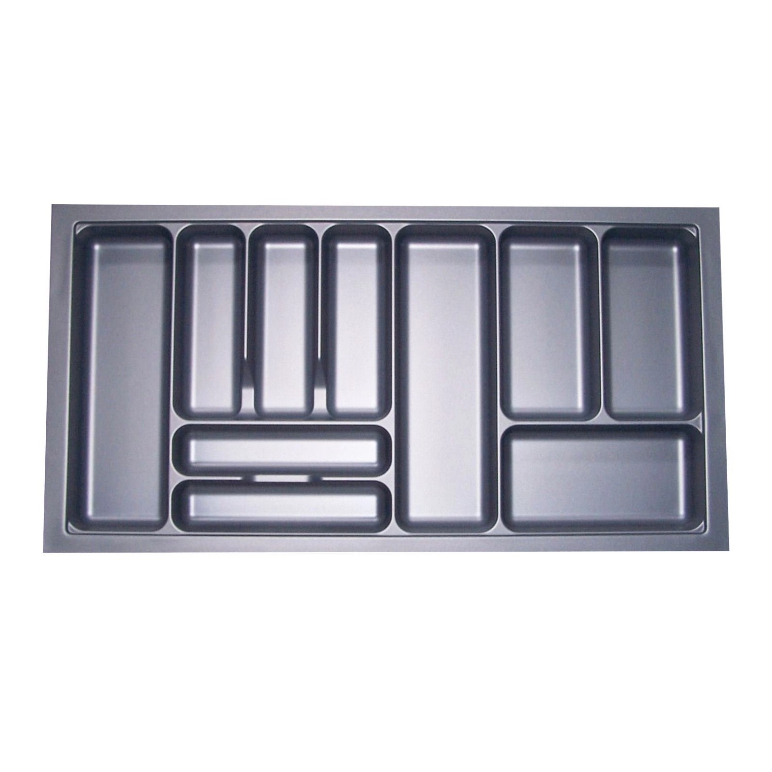 SOTECH Orga-Box I Besteckeinsatz Silbergrau 1000 mm Höhe 55 mm Für Blum Tan günstig online kaufen