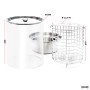 Wiltec Hot Dog Maschine 450W Würstchenwärmer Hot Dog Maker Edelstahl_5