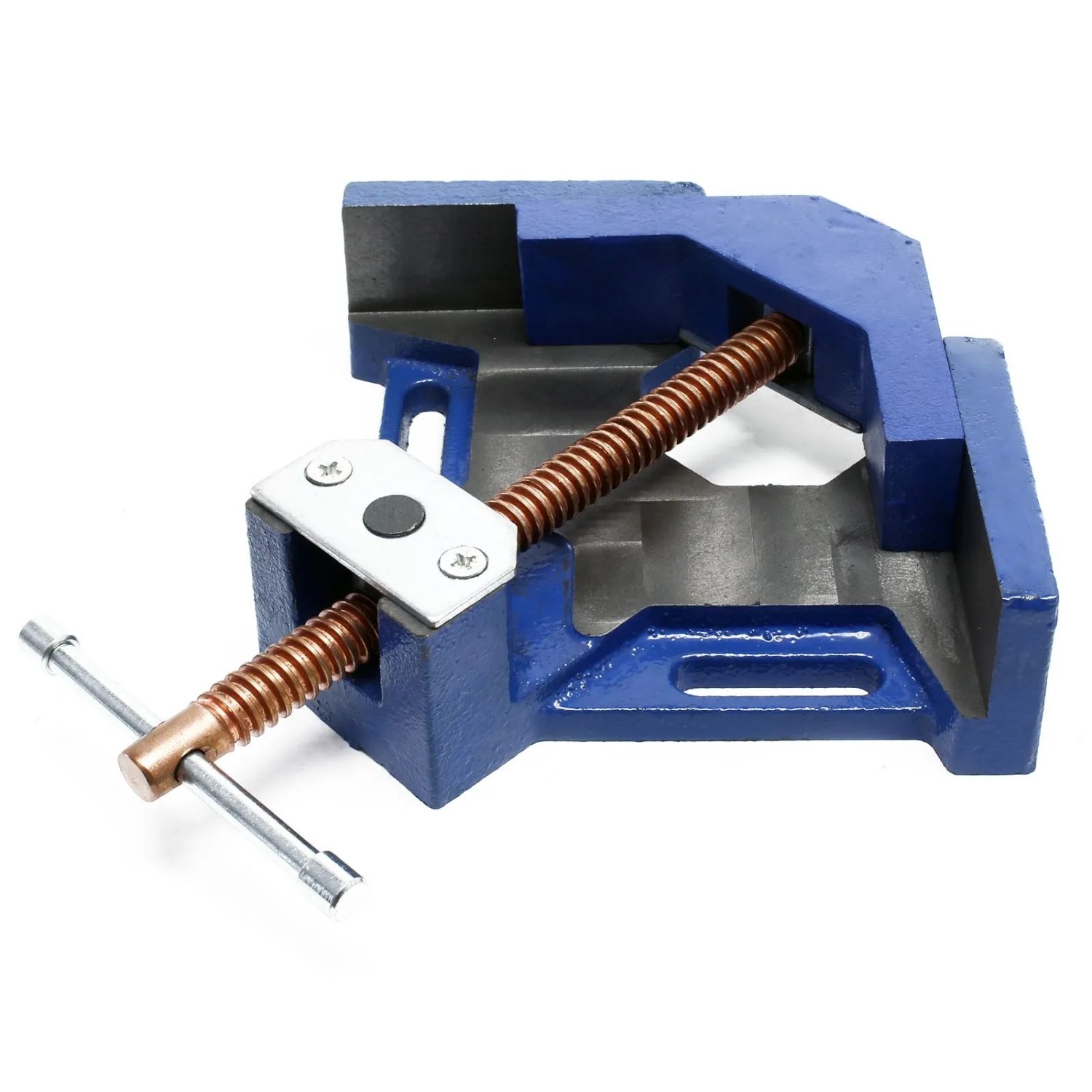 Wiltec Winkelschraubstock 90° 60Mm Tief Winkelzwinge Schraubstock Gehrungszwinge