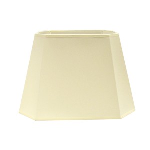 Lampenschirm Conica, 8-kant, 30 cm, Creme. Textiler Lampenschirm für E27 Fassung.