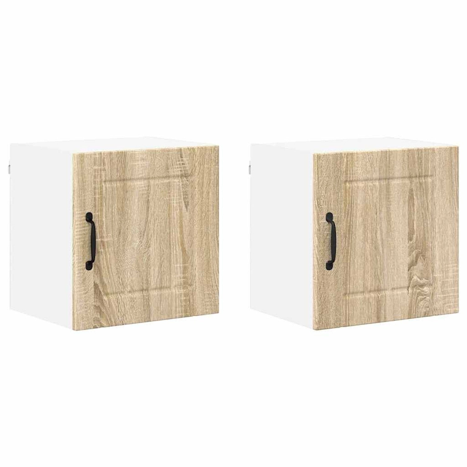 vidaXL Küchenschrank 2 Stk Sonoma-Eiche 40 x 31 x 40 cm Holzwerkstoff 88487 günstig online kaufen