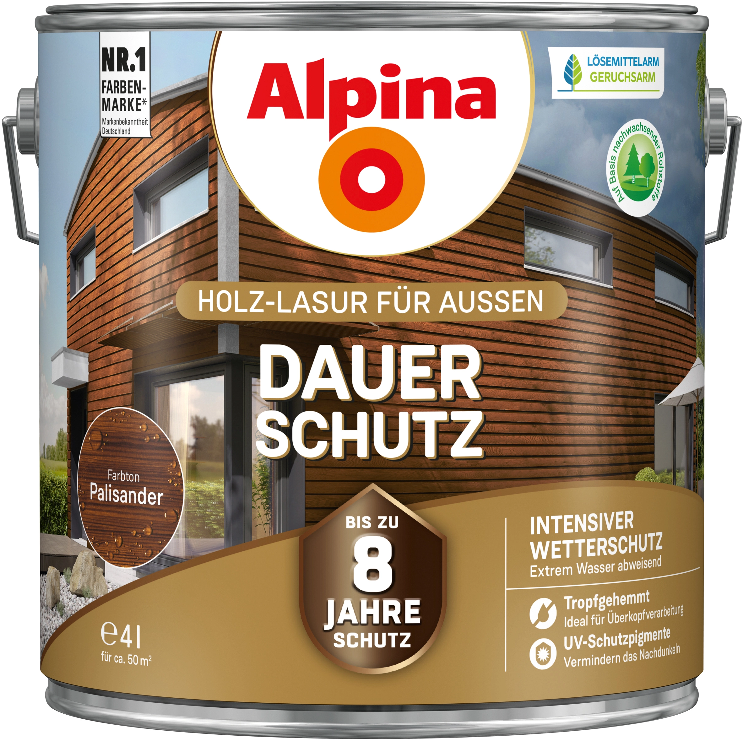 Alpina Dauer-Schutz Palisander 4 Liter kaufen bei OBI