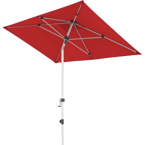 Doppler Marktschirm Expert, 220x140 cm, Bordeaux, mit Knickfunktion für optimale Schattenausrichtung.