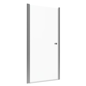 Aquabatos Duschtür 100x187cm, Nischentür mit rundem Griff, 5mm ESG Sicherheitsglas